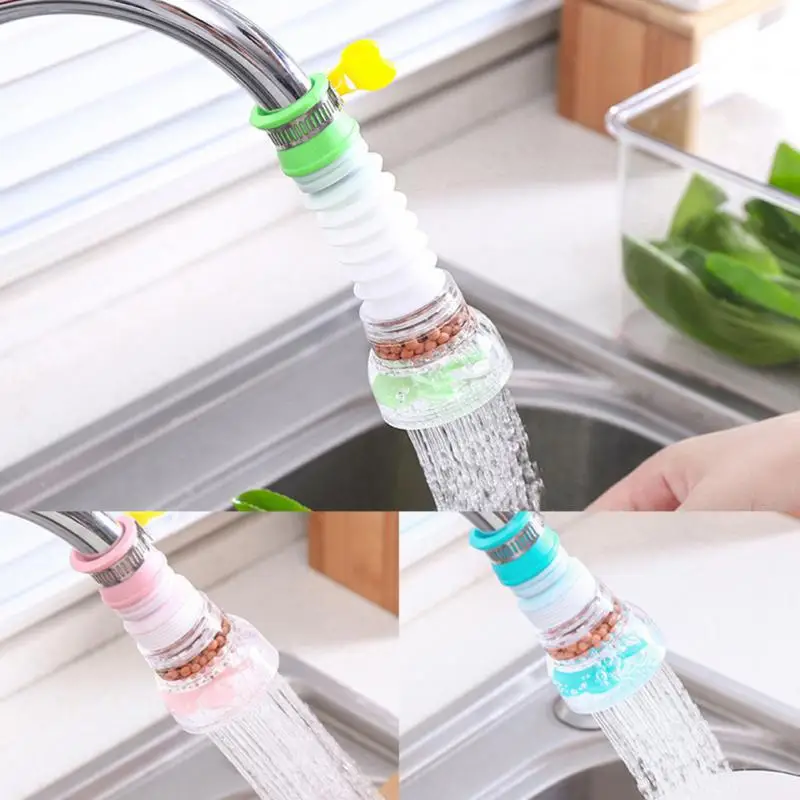 

Kitchen Water Faucet Bubbler Water Saving High Pressure Filter Tap 360 Rotate Shower Head Filter Nozzle Bathroom Accessories