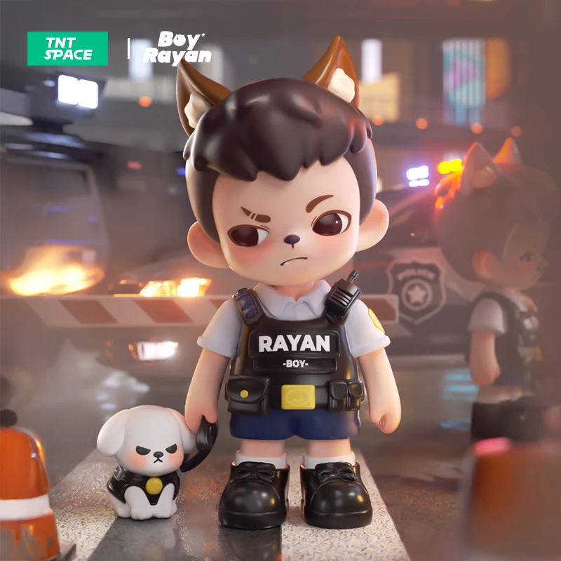 Подлинная серия Rayan Special Policeman Wolf Elevator аниме-фигурка игрушка модель коллекция