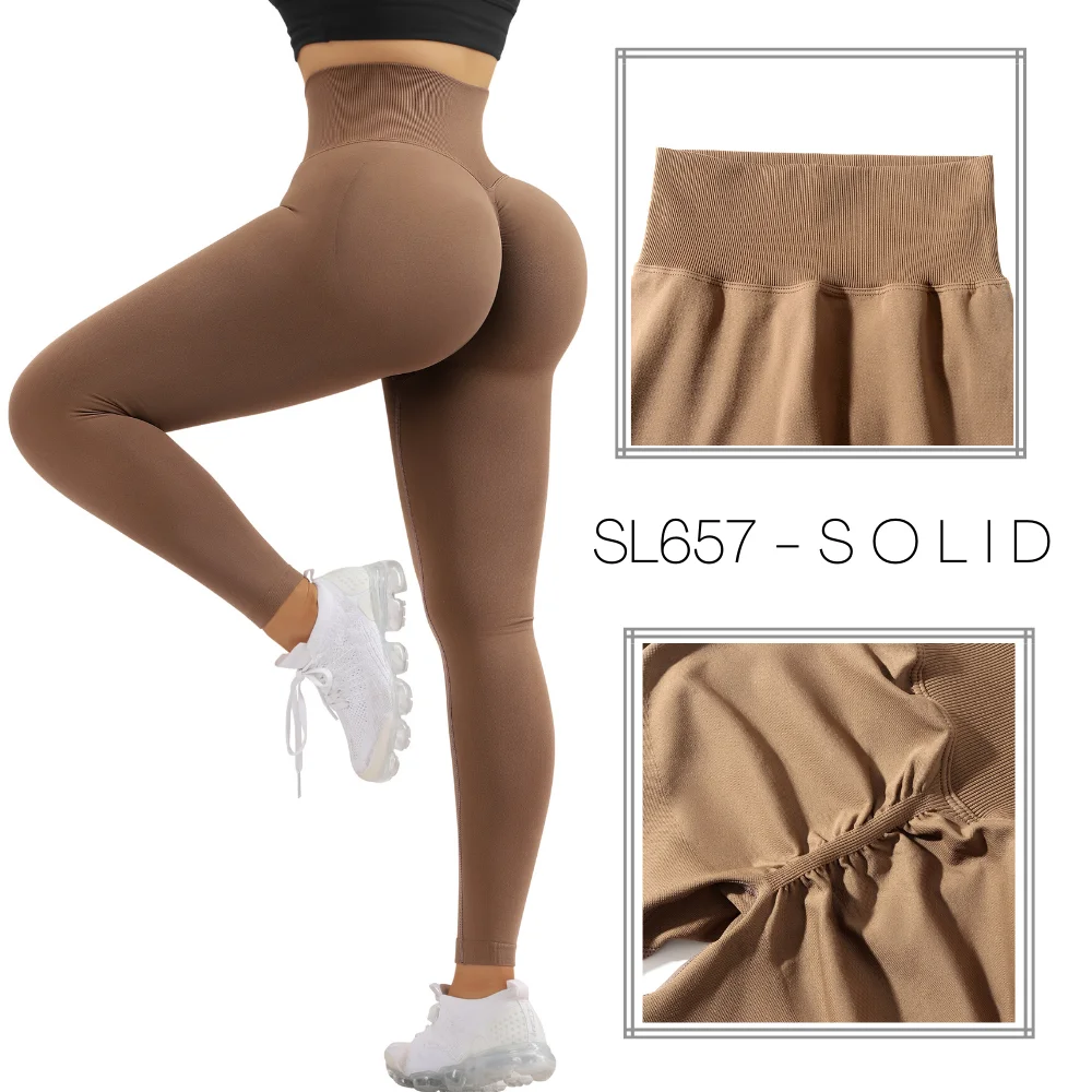 Leggings Women Fitness Yoga Pants Seamless Scrunch Butt Sportswear High Waist Workout Tights Push Up Yoga Leggings Fitness Pants