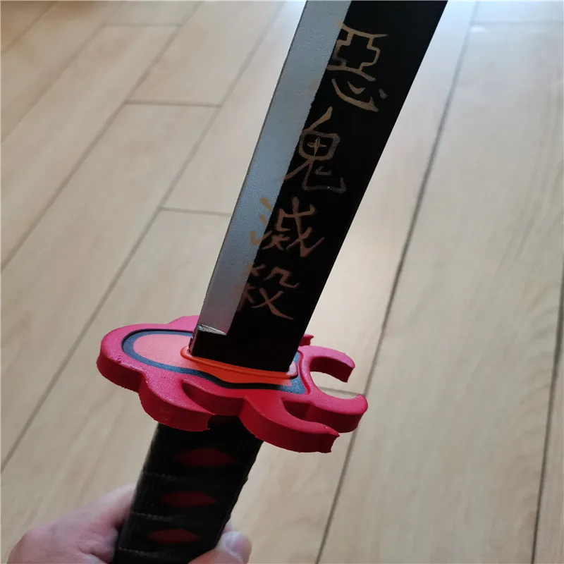 

Cosplay Kimetsu no Yaiba Sword Cool Model Demon Slayer God of Fire Satoman Tanjiro Anime Knife PU 104cm Weapon Katana