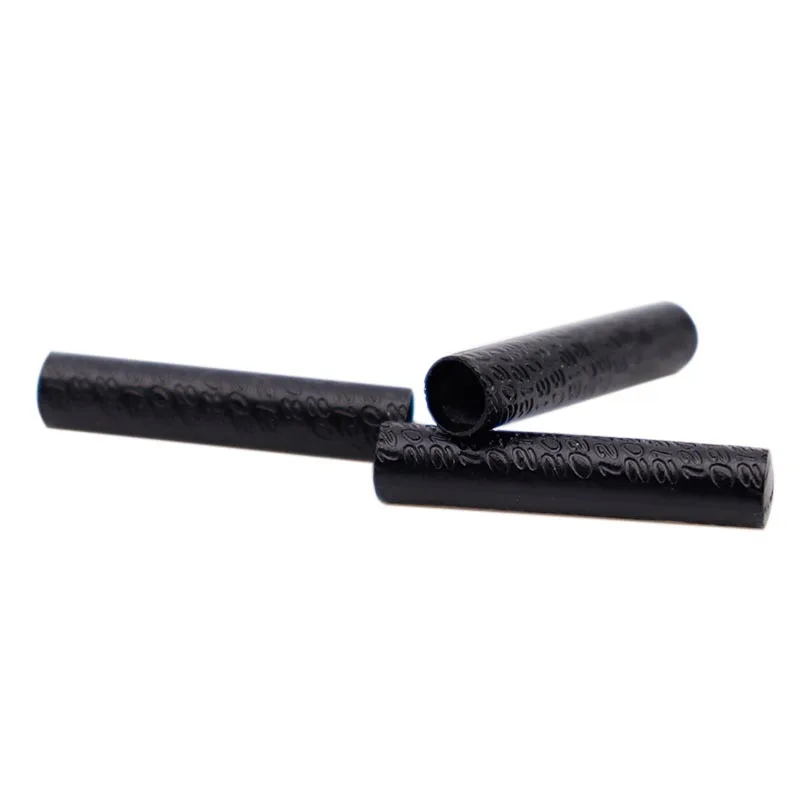 Coolstring Accessory 100Pcs Wholesale Shoelace Tips 2.4*0.5cm Zinc Alloy+Copper Metal Black Aglets Air Sneaker Trendy Decoration