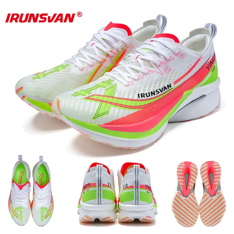 Фото IRUNSVAN Shadow Wing 2.0 Carbon 2024, спортивная обувь, оригинальные модные повседневные кроссовки унисекс, уличные марафонские кроссовки для мужчин №3
