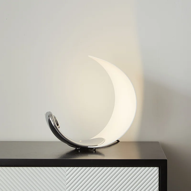 

Modern Design Luxury Moon Table Lamp Nordic Living Room Decor Desk lights Bedroom Bedside Lamp Smart Dimming Touch Table Lamps
