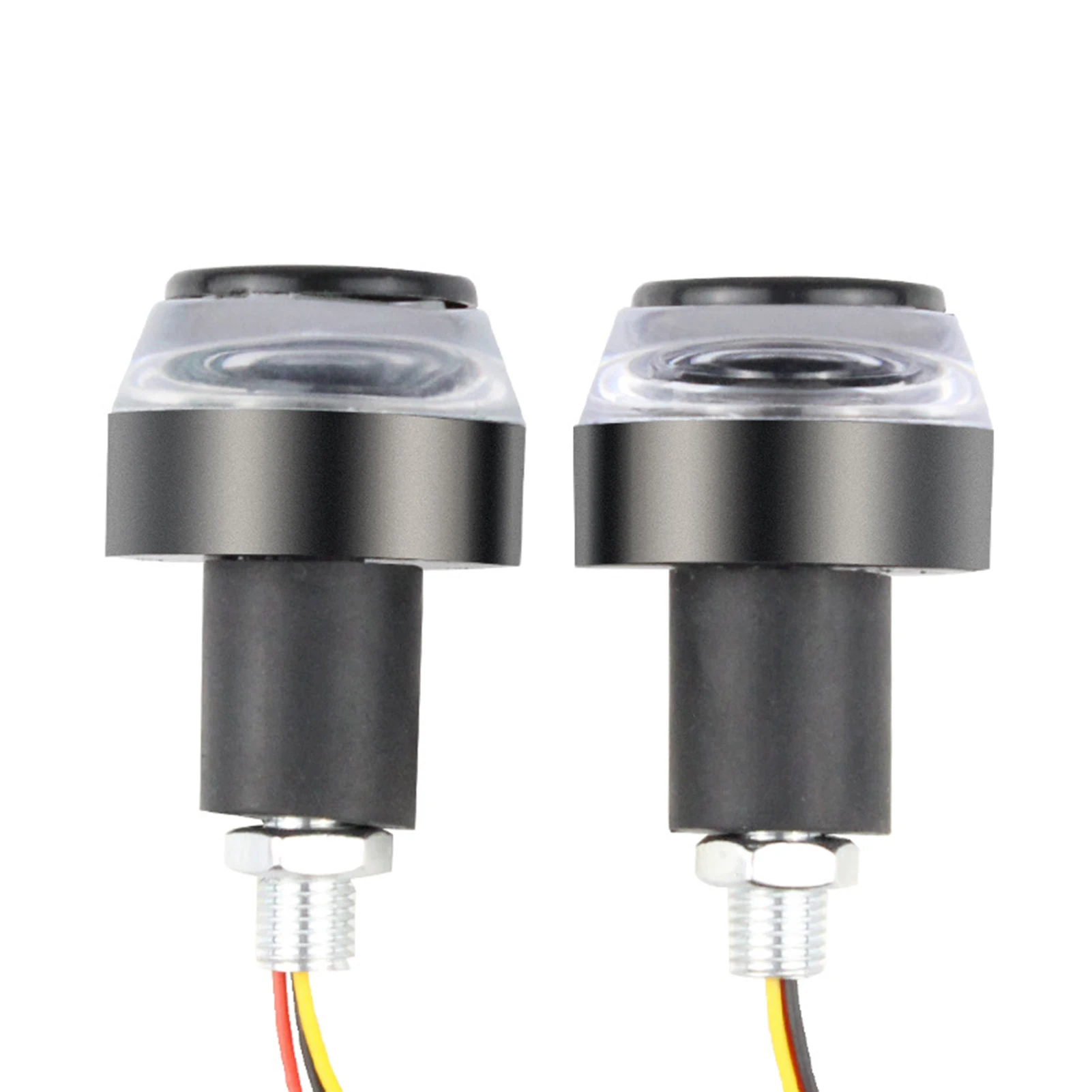 

Motorcycle Turn Signal Lights LED 1-Pair Handlebar End Light Energy Saving Blinkers Lights Accelerator Turn Signals For Moto Sco