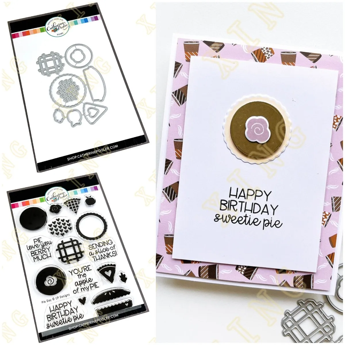 

Pie Day Metal Cutting Dies Clear Stamps Scrapbook Diary Secoration Embossing Stencil Template Diy Greeting Card Handmade 2022