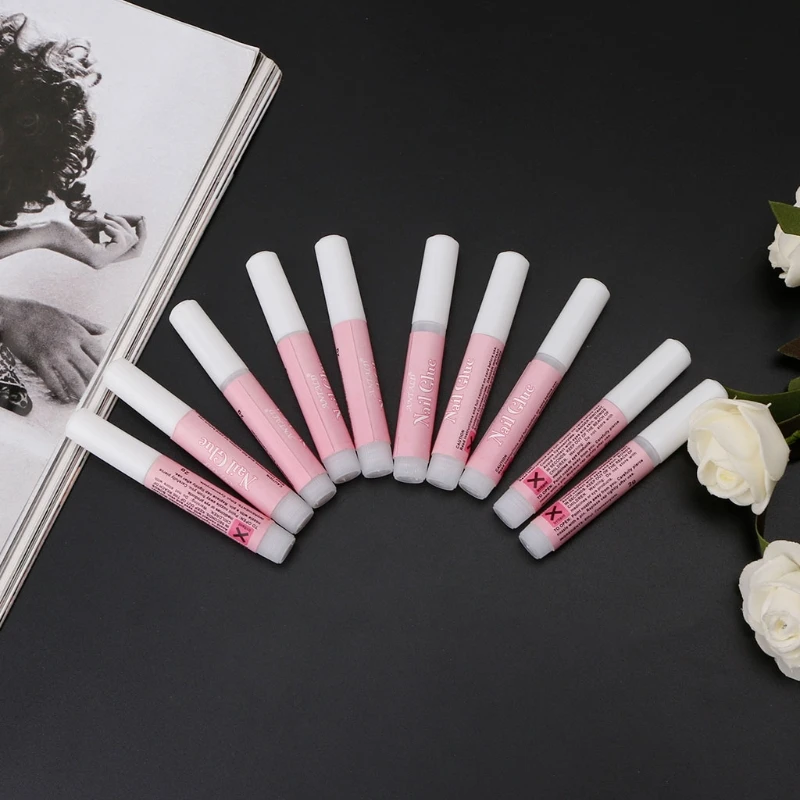 

10PCS 2g Mini Professional Beauty Nail False Art Decoration Tips Acrylic Glue