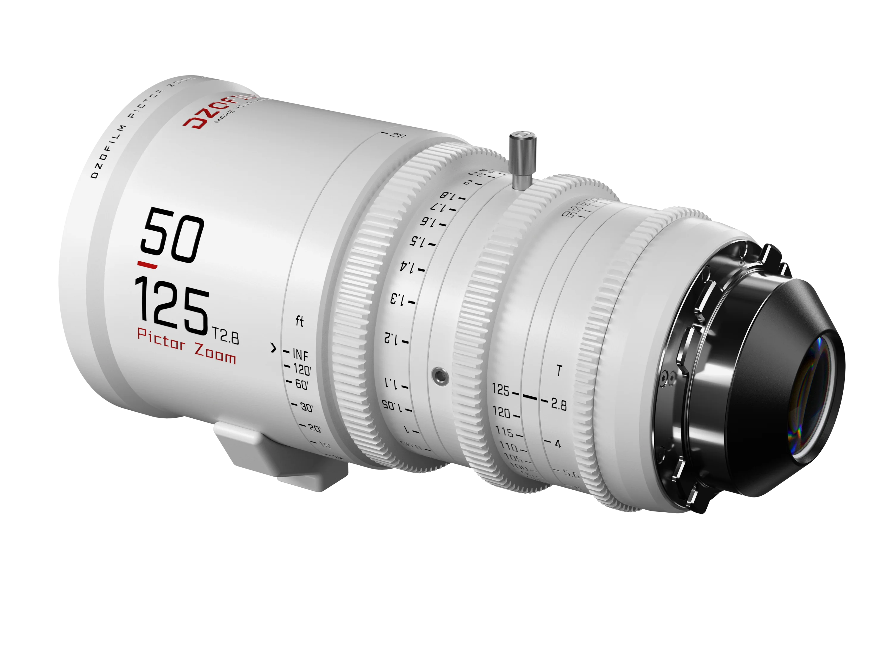 DZOFILM Pictor Zoom 50-125 мм T2.8-22 Кино-объектив для полнокадровой камеры Vista PL-крепление