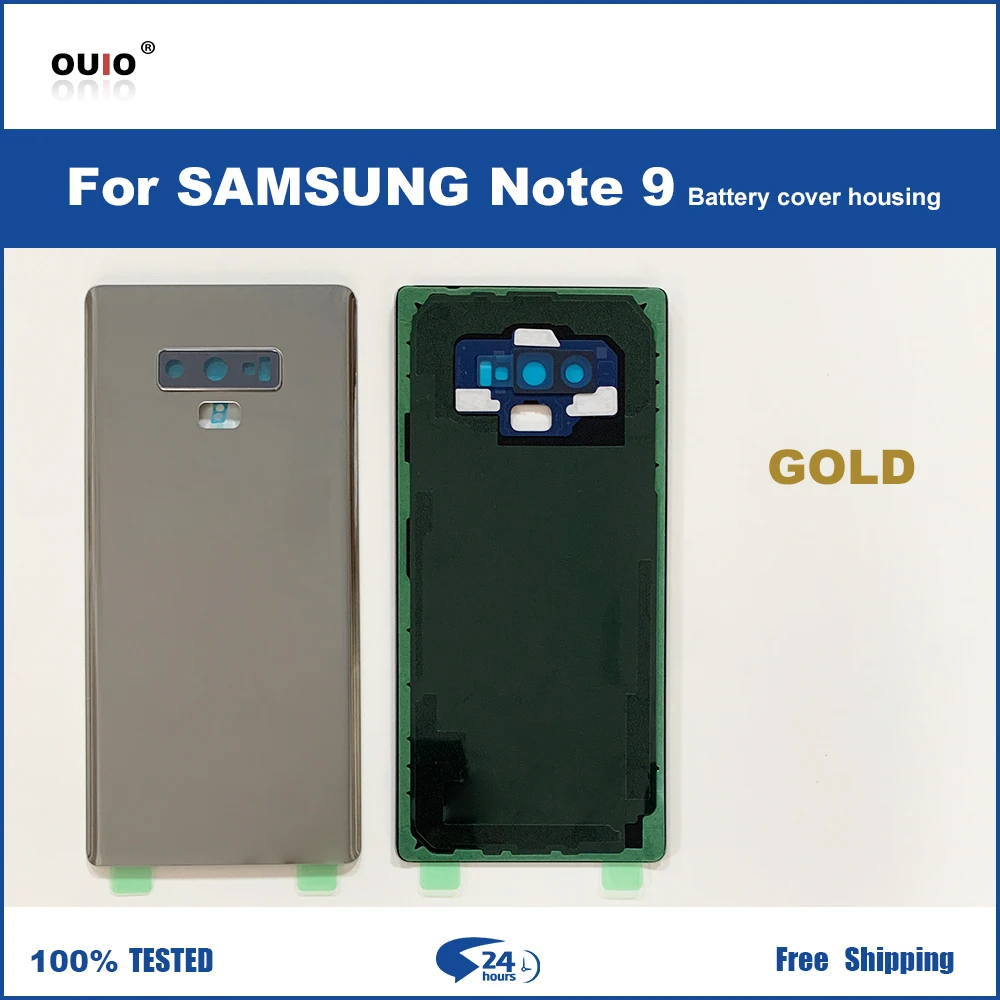 Задняя крышка батарейного отсека Замена корпуса для SAMSUNG Galaxy Note 9 N960 детали