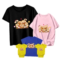 t shirts summer chip n dale kids short sleeve baby girl boy baby romper family matching adult unisex casual disney cartoon
