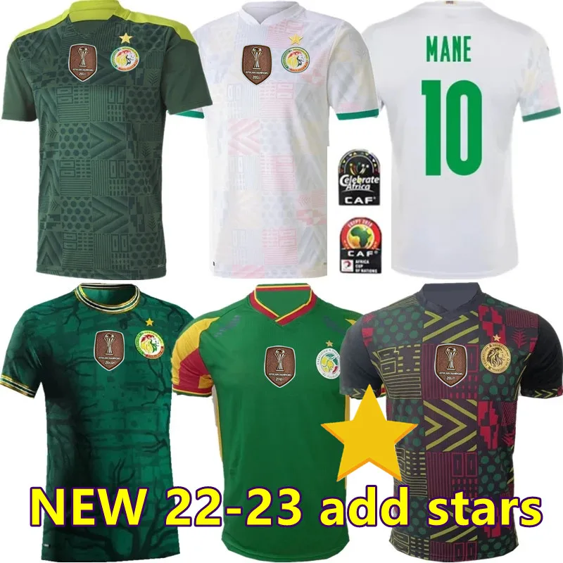 

Top 2021 2022 jersey di cile national MANE KOULIBALY GUEYE KOUYATE SARR homme Maillot de Shirts T-Shirt Casual uomo bambini