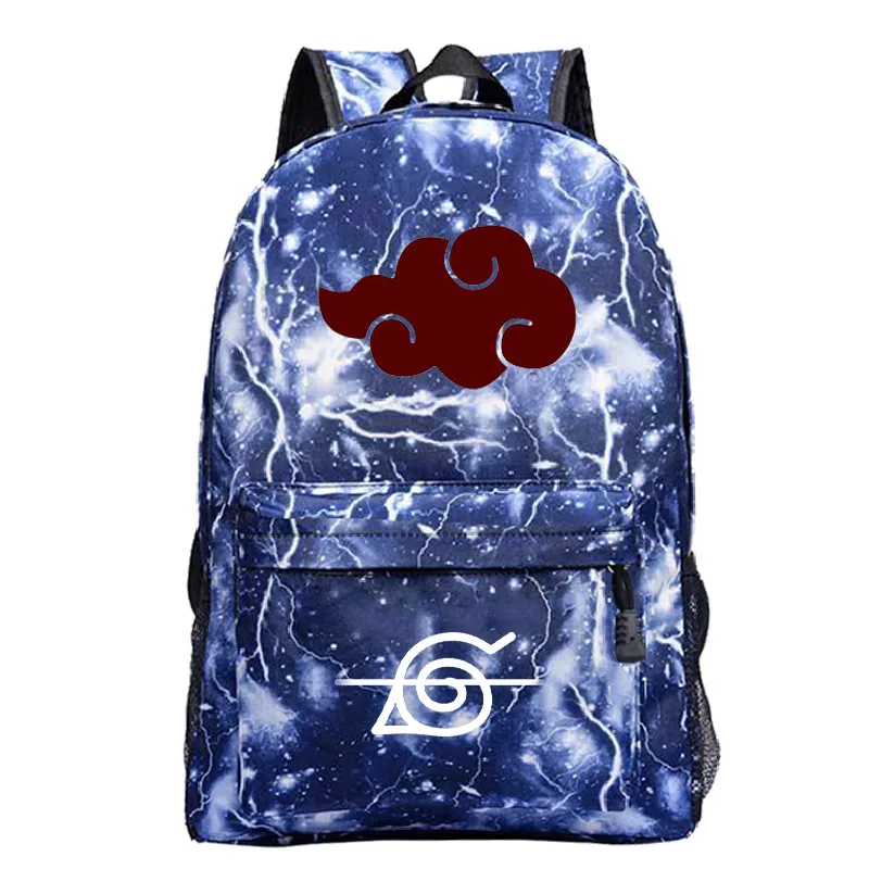 

Bandai Anime Naruto Peripheral Student Children's Backpack Schoolbag Boys and Girls Backpack Lightening Zipper Shoulders