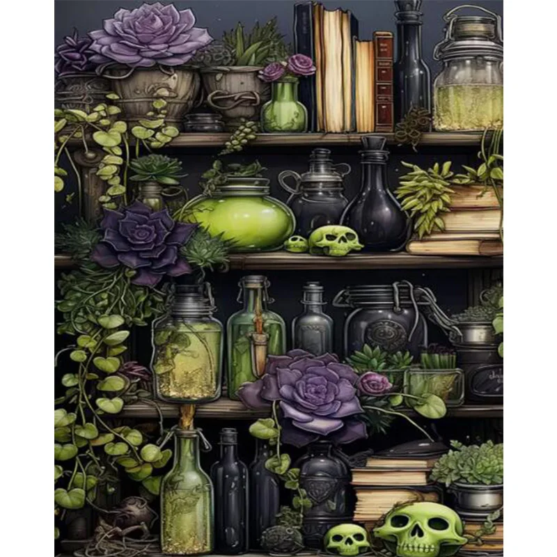 AB Алмазная картина Страшные мультяшные скелеты Набор для вышивания Настенное