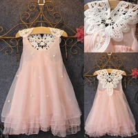 infant baby kids flower girls princess dresses kids baby party pageant lace tulle tutu dresses summer clothes 2 14 years