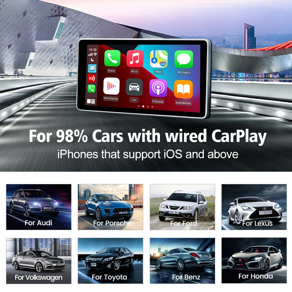 2022 CarlinKit 4 0 для беспроводной Android авто Apple CarPlay ключ мини Box активатор USB адаптер Volvo