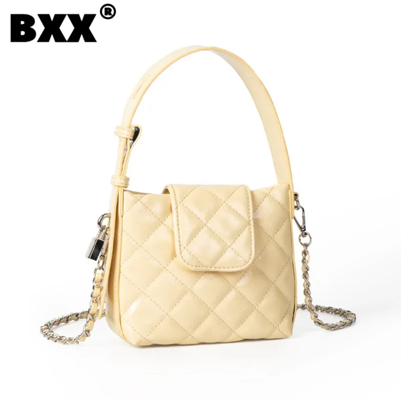 

[BXX] Fashion Women's Argyle Versatile Solid Portable Small And Exquisite Soft Crossbody Single Shoulder Bags 2023 New 8CY327