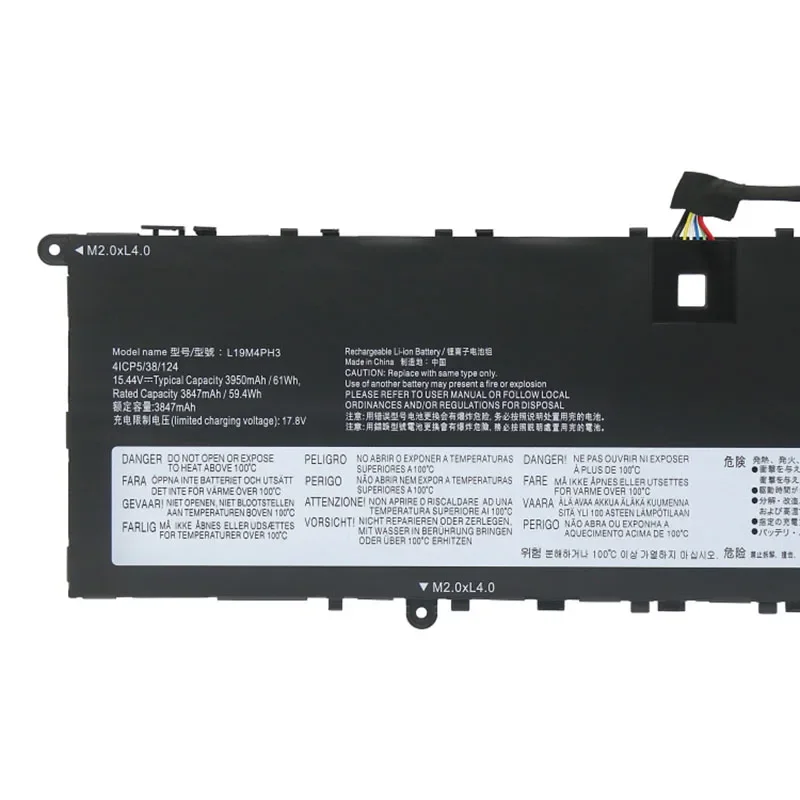 15 44 В 61 Втч L19C4PH3 L19M4PH3 Аккумулятор для ноутбука Lenovo Yoga 14sIHU 14sITL 14s Slim 7 Pro 14/14s 2021 L19D4PH3