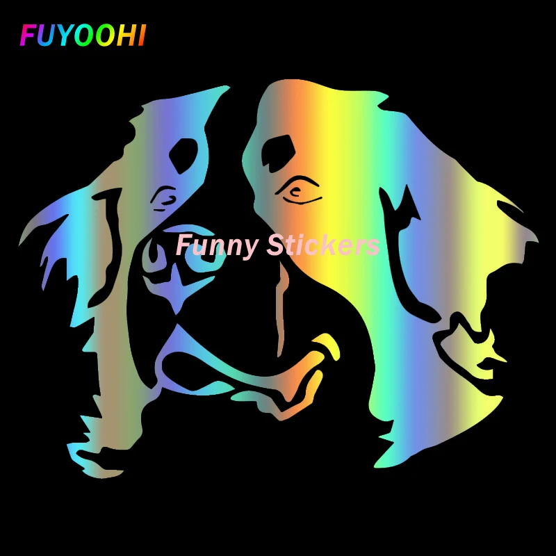 

FUYOOHI Funny Stickers Accessories Colors Car Sticker Vinyl Decal Switzerland Bernese Mountain Dog Motorcycle Decorative