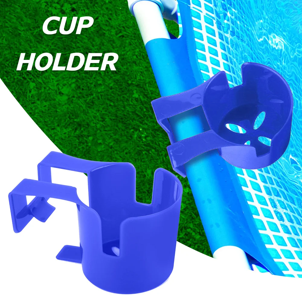 Poolside Cup Holder Clip Onto Pools No Spills for Pool Drinking Holder Fits Most Pools Keep Cool and Refreshing Drink EIG88