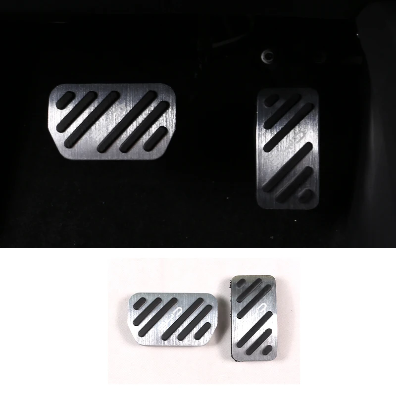 

Для BYD Seagull 2023-2024 накладка из алюминиевого сплава на педаль акселератора, Тормозная педаль, быстрая Нескользящая накладка на автомобильный интерьер