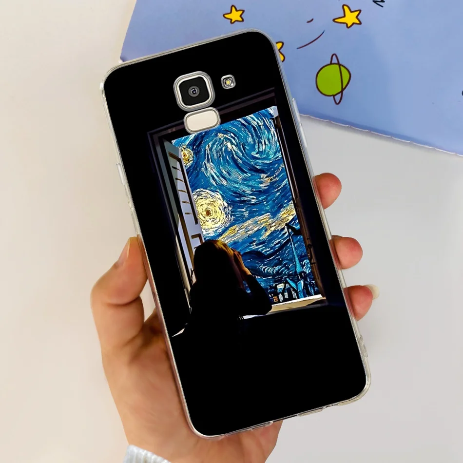 Для Samsung Galaxy J6 + 2018 чехол для телефона J 6 Plus SM-J600F J610G модный крутой узор Мягкие