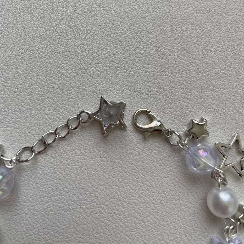 Подвесной браслет из бисера Y2K Star and Moon идеи подарков подвесная мода милый дружба