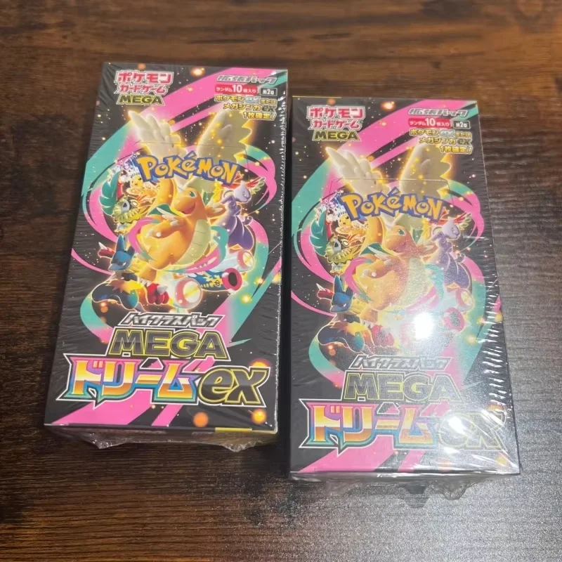 Фото Оригинальная коробка Pkm Ptcg Mega Mega Dream Ex Phantasmal Flames Mega Lucario Booster, японская версия, коллекционные карты-сюрпризы, подарки №1