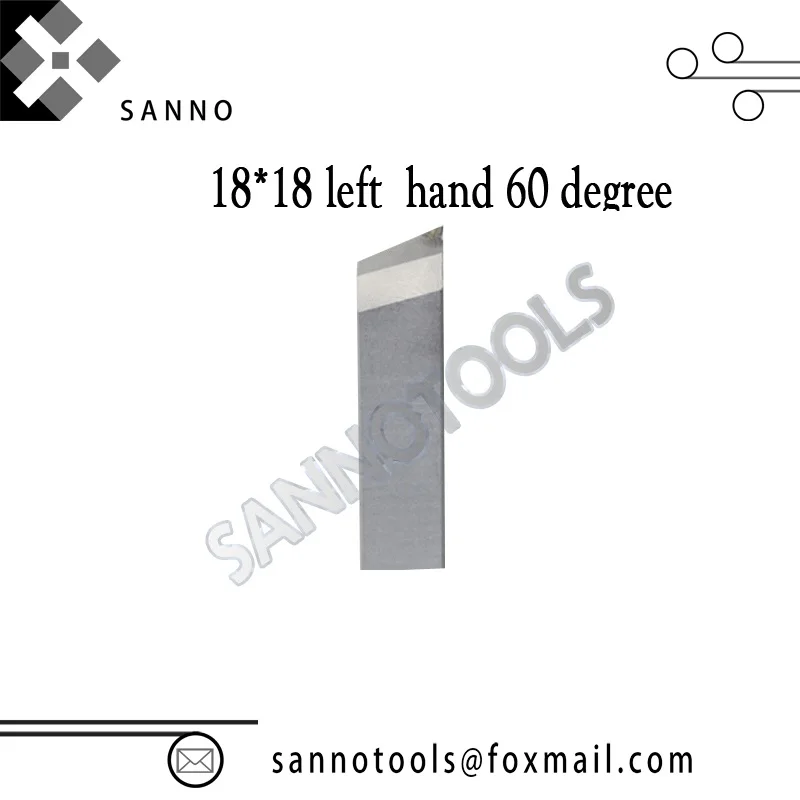 

High quality 60degree 18*18 right hand / 60degree 18*18 left hand PCD cnc carbide turning inserts