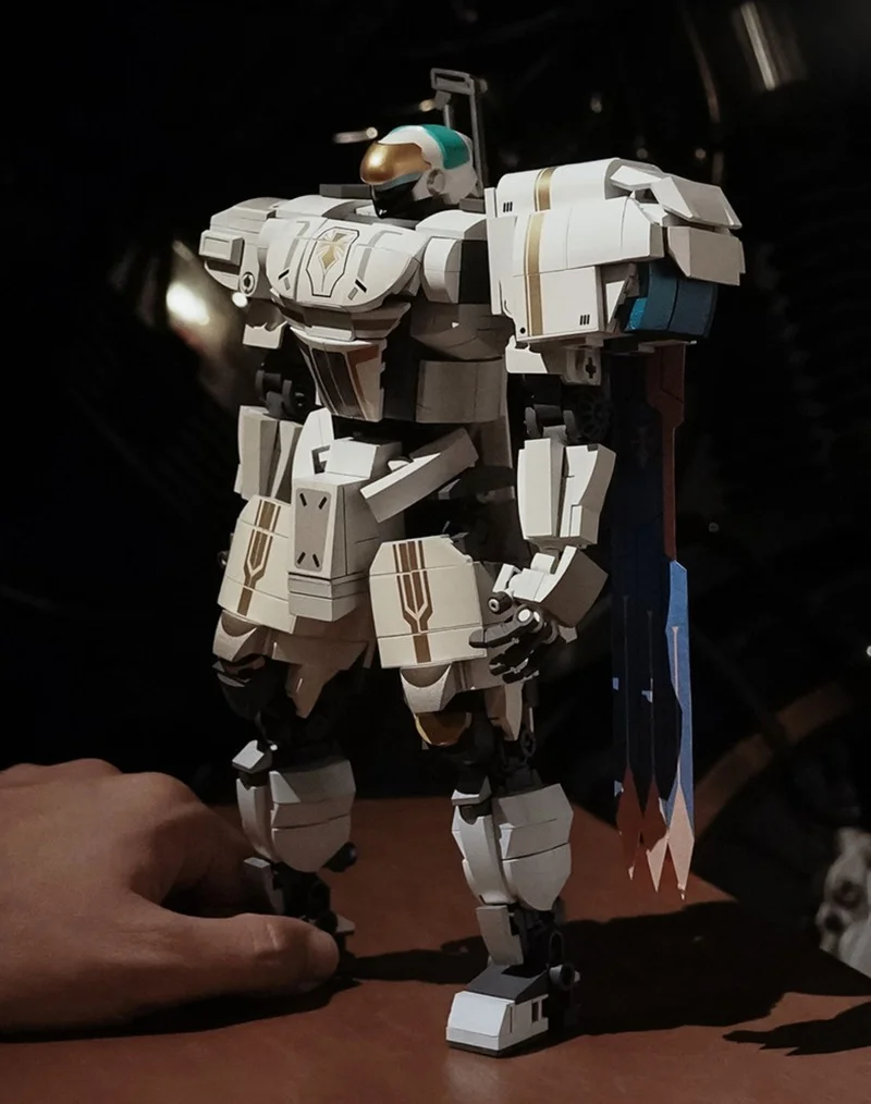 Конструктор Pacific Rim 2 mecha dark wanderer сборная игрушка для мальчиков модель Артура