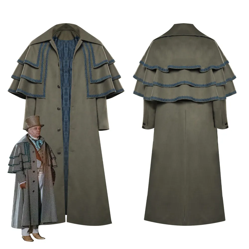 

Good Omens Season 2 Aziraphale Cosplay Costume Outfits Halloween Carnival Suit