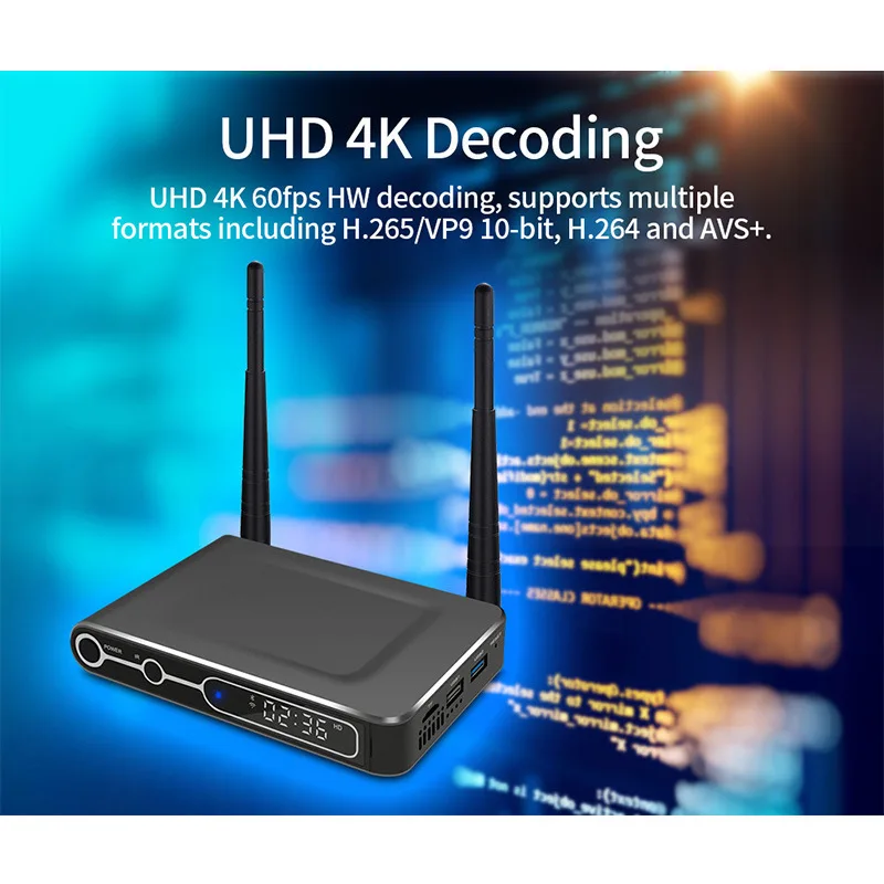 

New S922X Set Top Box Android 9.0 Bluetooth WiFi Dual Frequency Network Player Free Channel Smart TV Box
