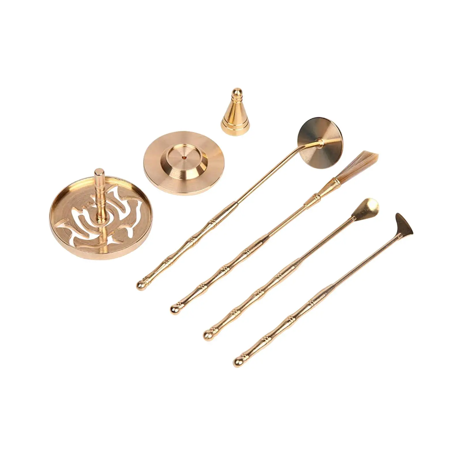 

Incense Making Home Fragrance Accessories Incense Brush Portable Ash Press Meditation Incense Tools Set for Holidays Yoga
