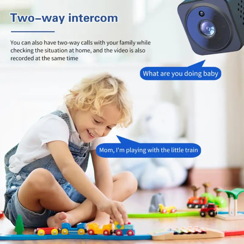 

Infrared Night Vision Cctv Camera Long Battery Life Ip Cam Baby Monitor Audio Video Recorder Small Square Camera Voice Intercom