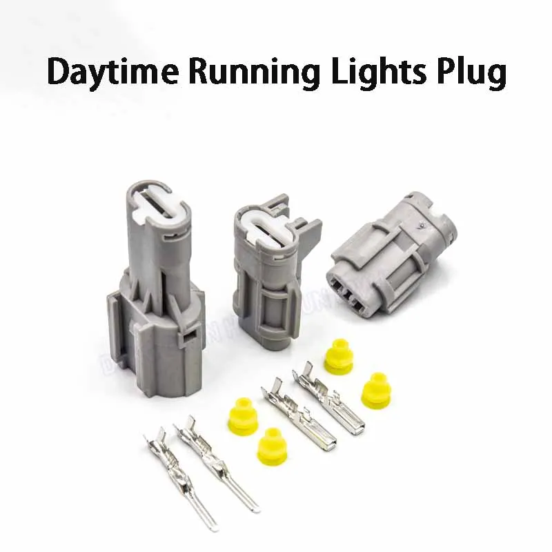 

Daytime Running Light Plug Socket DJ7021-1.8 2 Core Jacket Connector Changan/Volkswagen Fog Light Automotive Connector Adapter