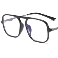 fashion anti blue light eyeglasses unisex eyewear oversize frame spectacles personality single beam glasses