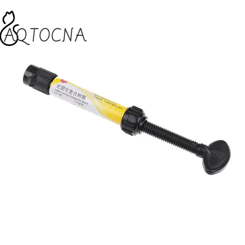 

1Pcs Hot Dental Denfil Syringe Universal Composite Light Curing Resin Shade