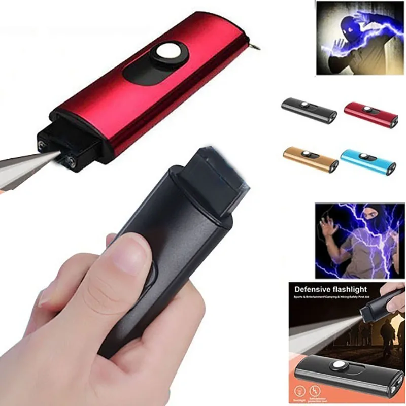 

Pocket multifunctional flashlight EDC self defense wolf prevention emergency safety outdoor personal protection tool