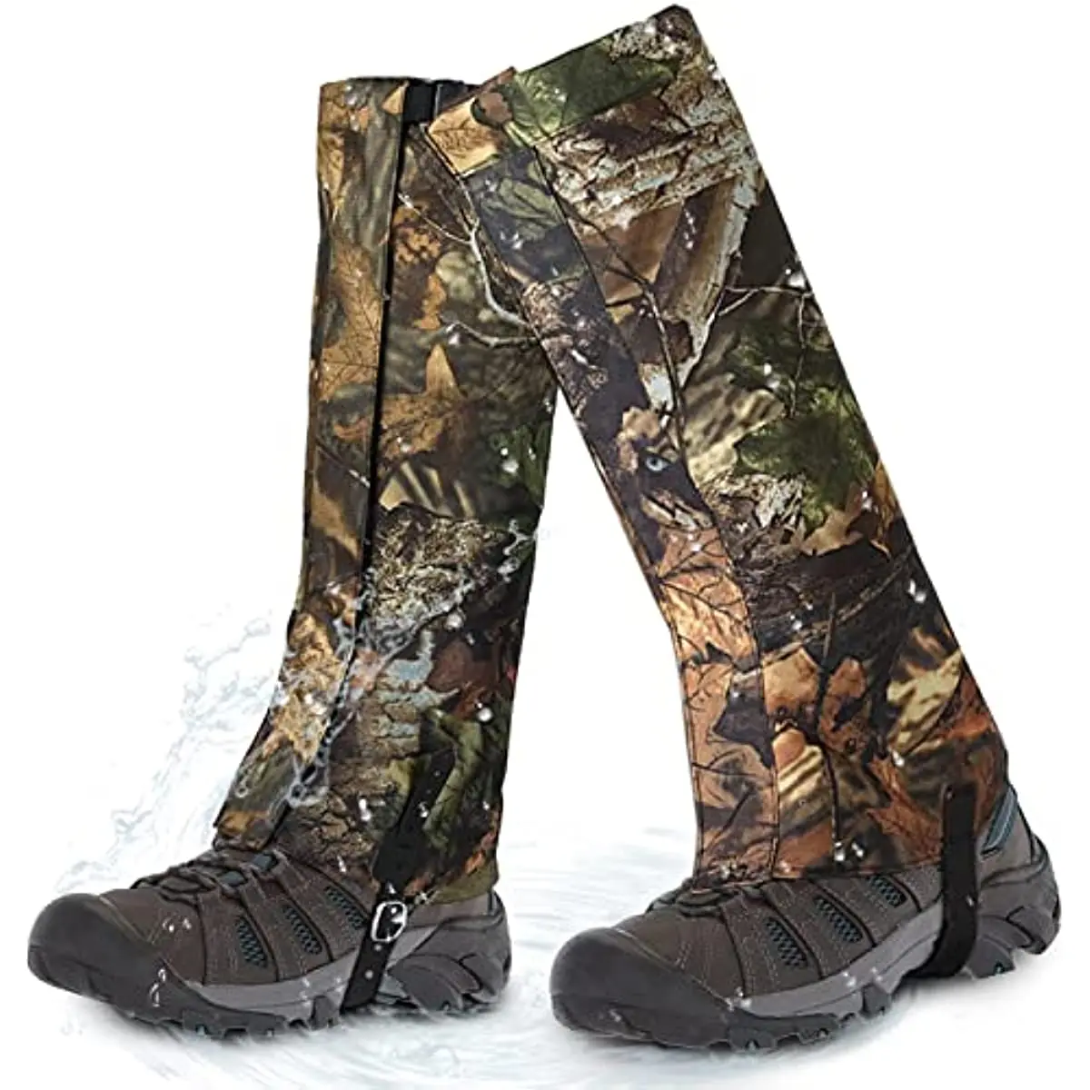 Leg Gaiters Waterproof Hiking Snow Boot Shoe Gaiters Leggings Cover for Outdoor Hunting Camping Walking Mountain Climbing