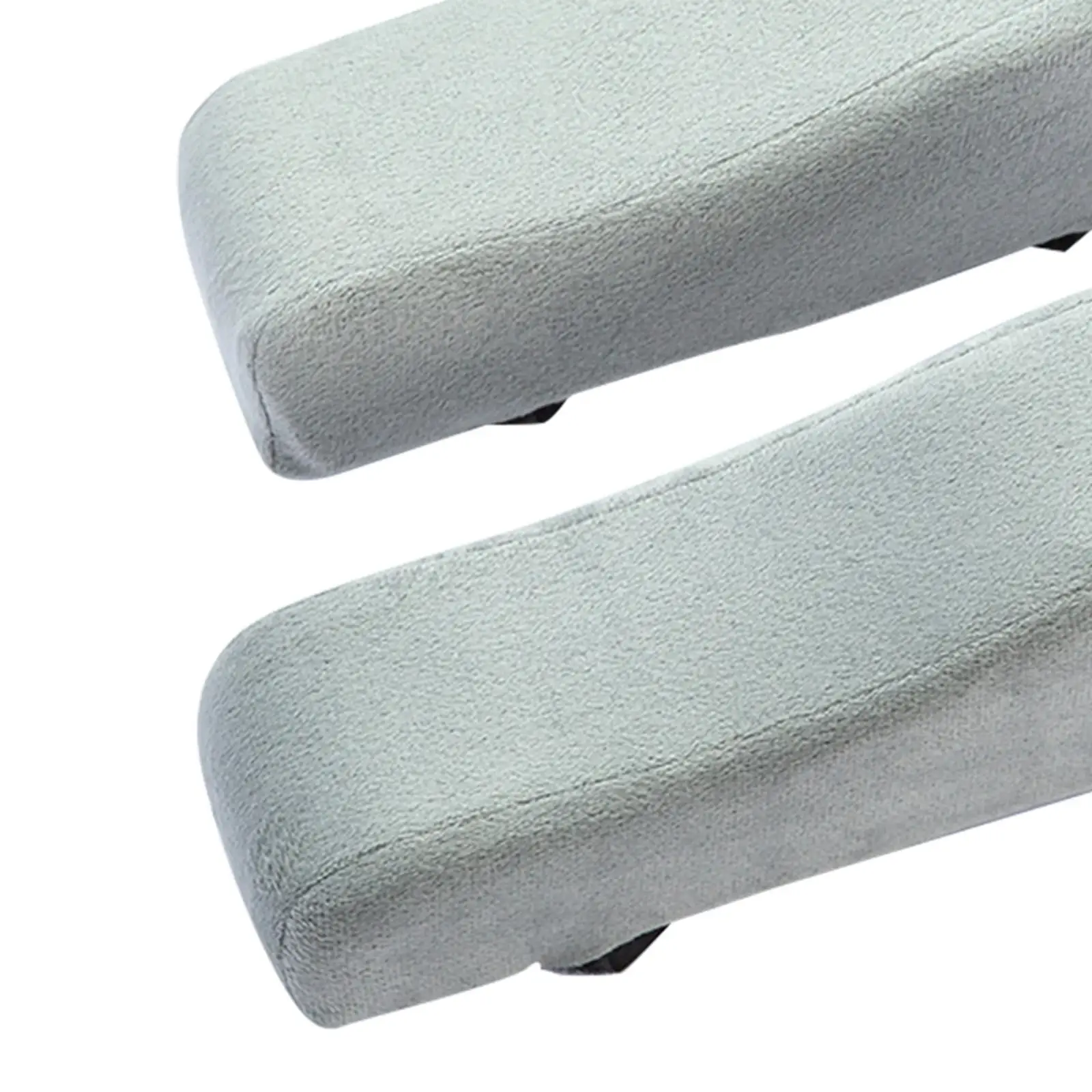

2x Armrest Pads Washable Removable Cover for Gaming Chair Office Chair Gray