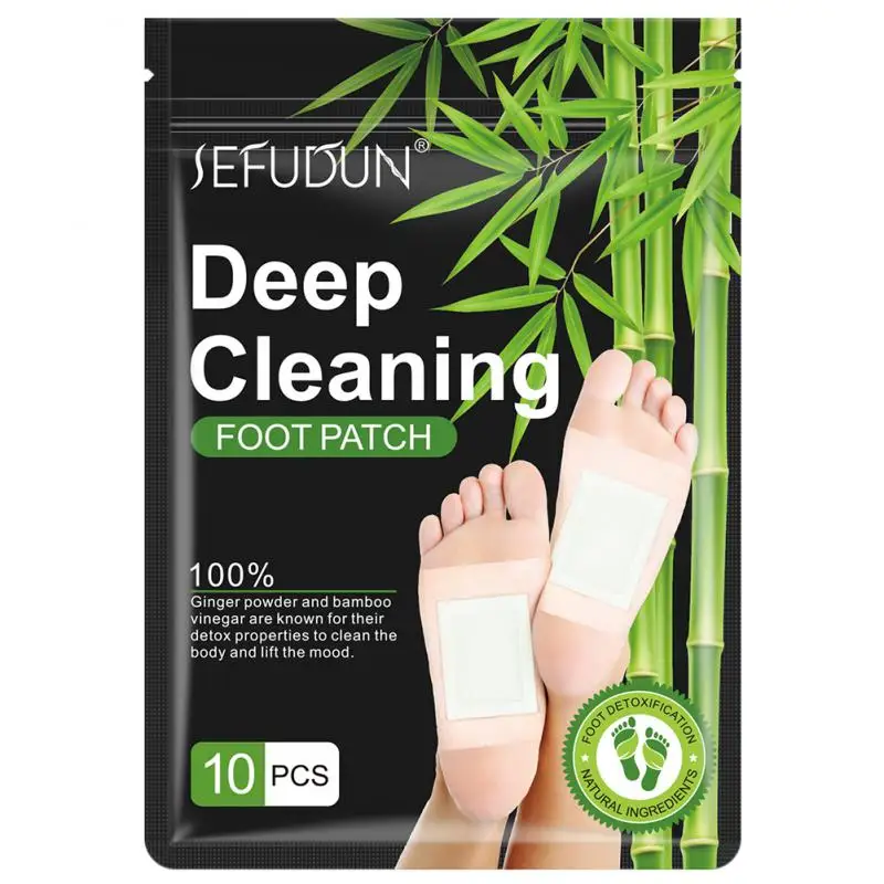 

Wormwood Bamboo Charcoal Patch Natural Foot Detoxification Patch Cleansing Dehumidifying Foot Therapy Conditioning Foot Patch