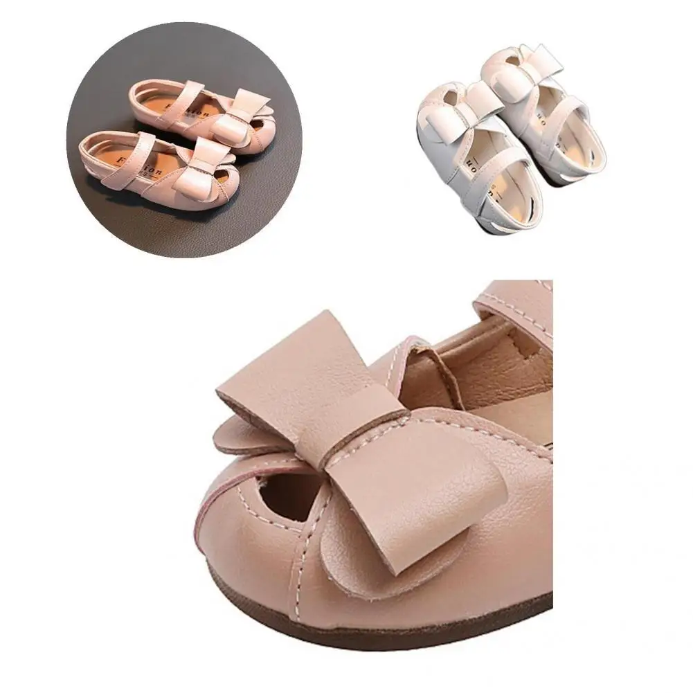 

Reliable 1Pair Fashionable Faux Leather Girlish Walking Shoes Ultra-light Walking Shoes Shock-proof for Girl