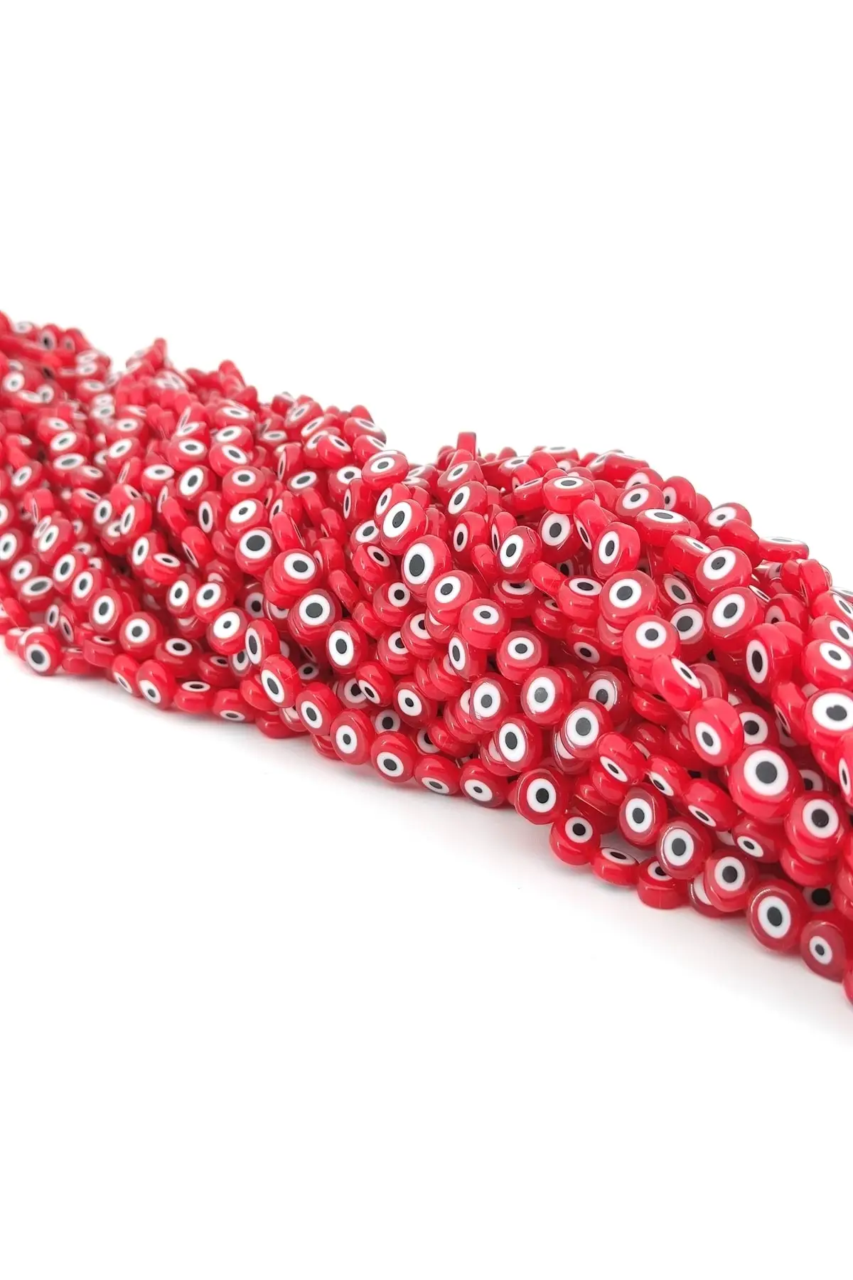 

Hobby Supplies & Entertainment Life Flat Glass Evil Red 8 mm Beads
