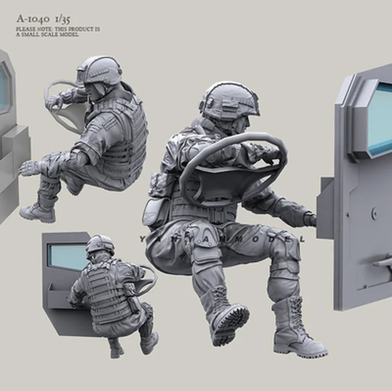 

NX World War II 1/35 Russian Special Forces Model Resin Model Kit Tumei Colorless Self-assembling Resin Doll Military Figure