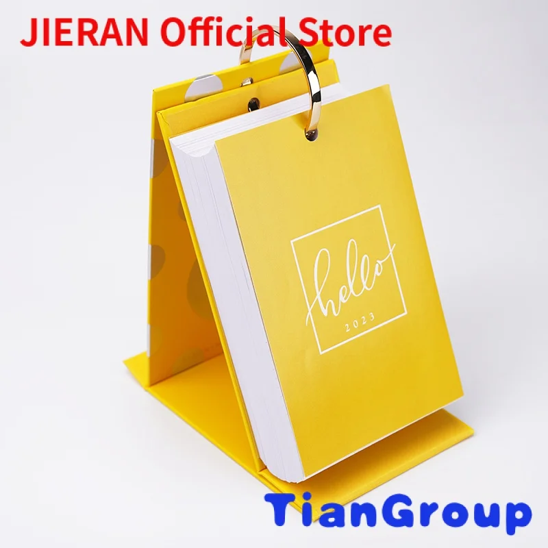 

Mini Daily Desk Calendar Desk Stand Label And Foil Stamp Daily Calendar 2023