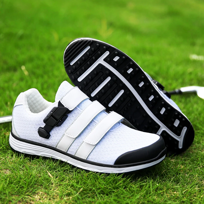 

Fashion Men's Golf Sneakers Men's Outdoor Fitness Sneakers Men's Mesh Breathable Training Shoes Grass Walking Jogging Shoes