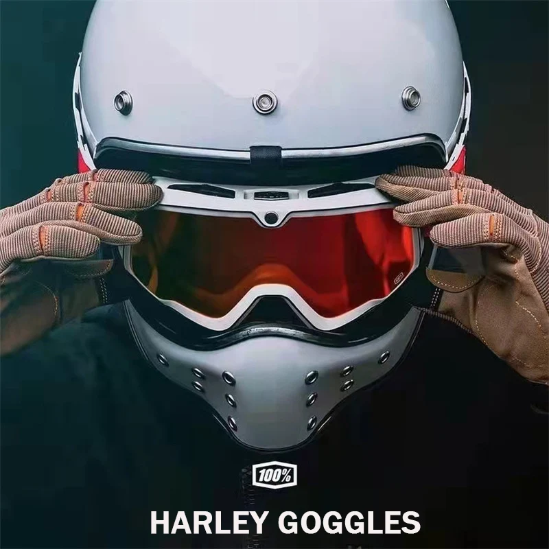 

Professional Motorcycle Goggles Windproof Motorcycleglasses Retro Harley Motor Cycle Helmet Goggles Cycling Equipment
