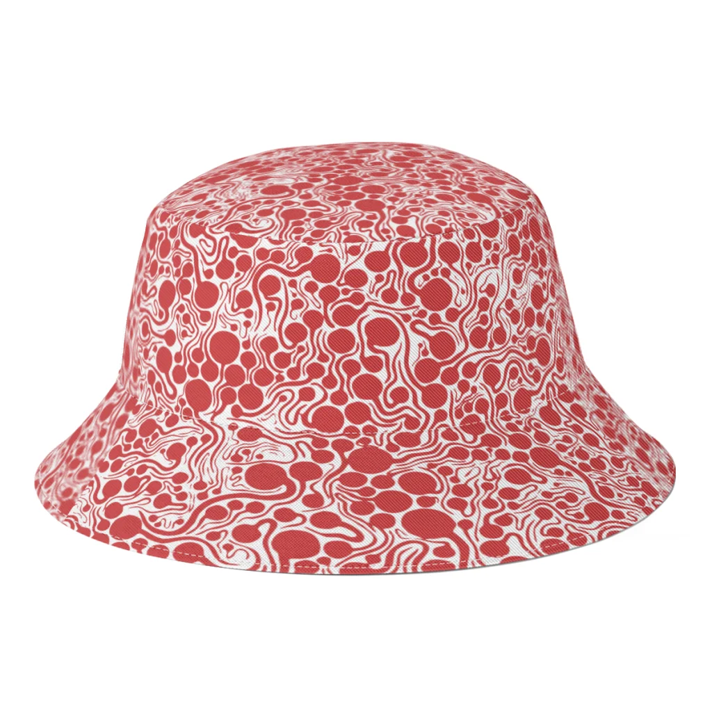 

2022 Summer Yayoi Kusama Bucket Hat Women Men Abstract Dots Pop Art Outdoor Foldable Bob Fishing Fisherman Hat Panama Gorros