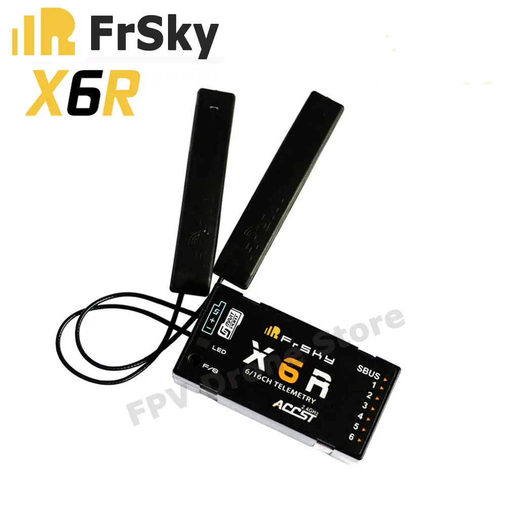 FrSky X6R 2 4G 16CH SBUS приемник PCB антенна умный порт возврат данных для дрона Taranis X9D Jumper T16
