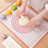 silicone baking mat kneading dough cake pizza pie crust pastry maker kitchen gadgets bakeware accessories wheat flour liner new