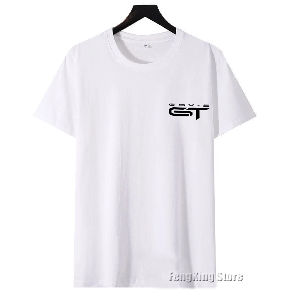 

For GSX-S GT GSX-S 1000 GT New Combed Cotton Short Sleeve T-shirt Men's Round Neck Printed Logo T-shirt