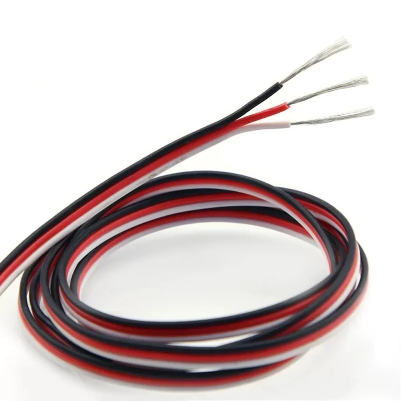 Фото 5 метров 26AWG/22AWG JR Futaba удлинительный кабель сервопривода 30/60 сердечник с защитой от помех для радиоуправляемой модели DIY аксессуары №4